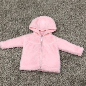 Pink Fleece Coat